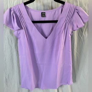 NWOT Lavender blouse (S)